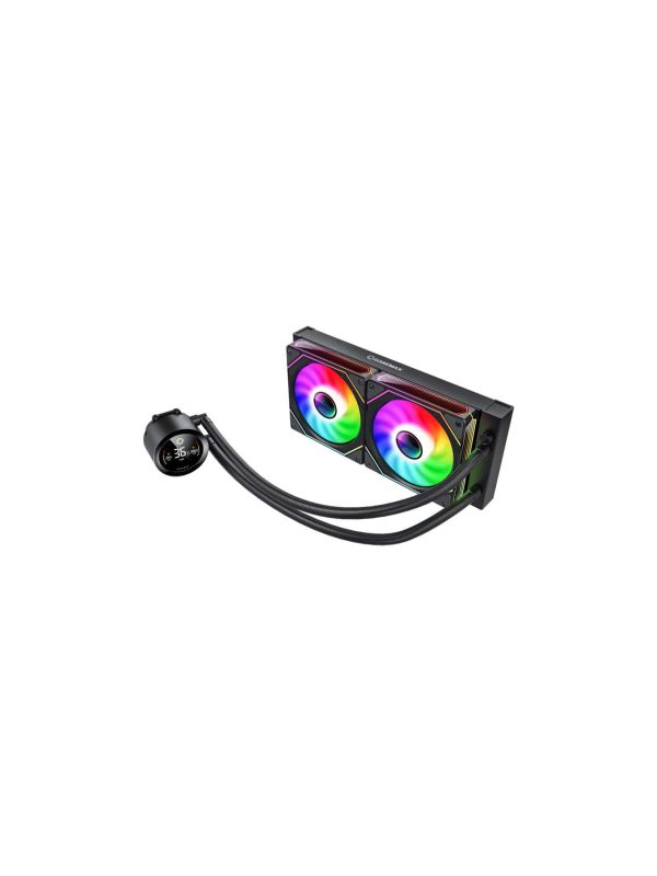 خنک کننده پردازنده گیم مکس مدل IceBurg 240 Digital BK - Image 3