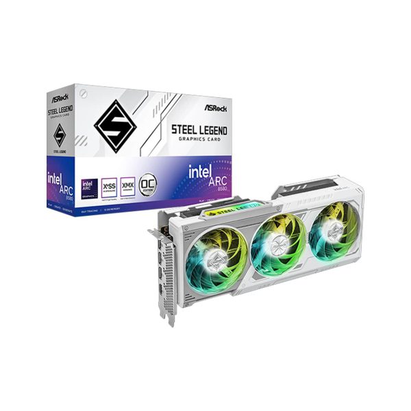 کارت گرافیک ازراک مدل Intel Arc B580 Steel Legend 12GB OC - Image 2