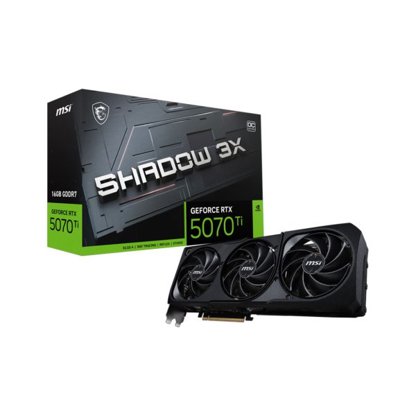 کارت گرافیک ام اس آی مدل GeForce RTX™ 5070 Ti 16G SHADOW 3X OC - Image 2