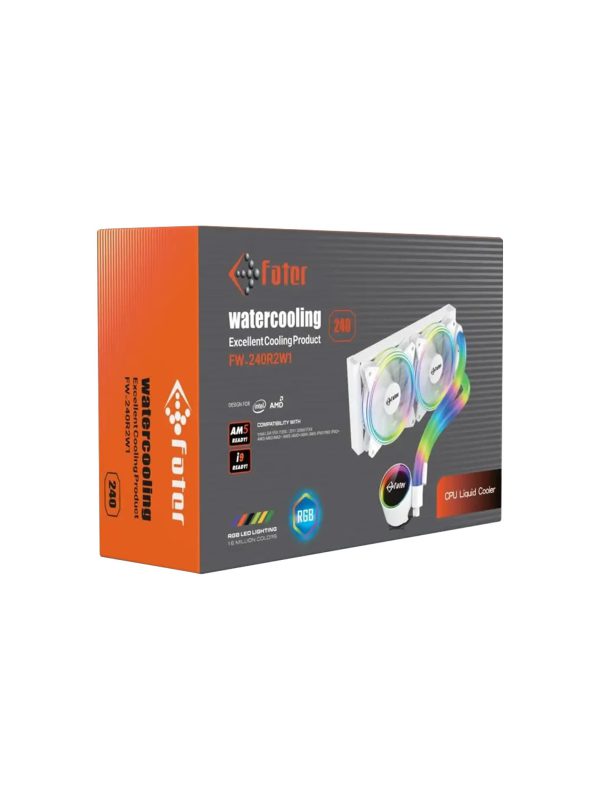 خنک کننده مایع پردازنده فاطر مدل FW-240R2W1 White - Image 3