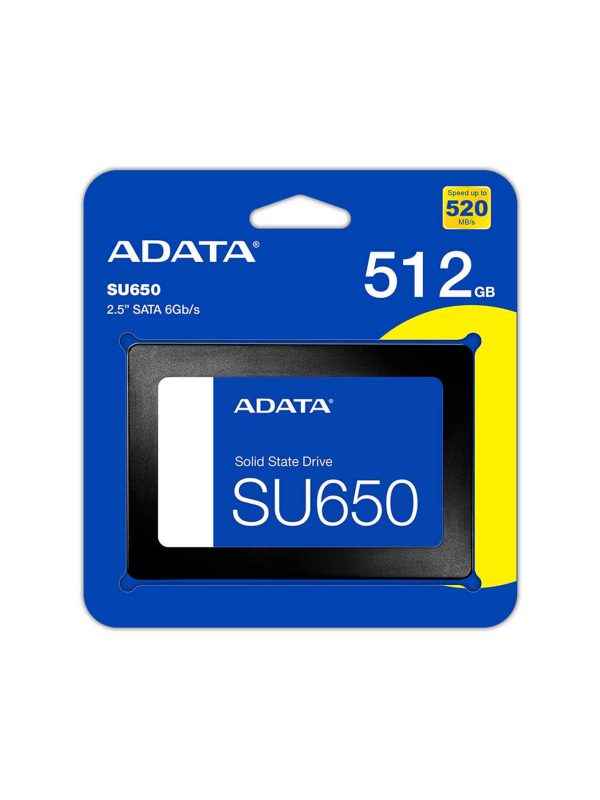 حافظه SSD ای دیتا مدل SU650 با ظرفیت 512GB - Image 3