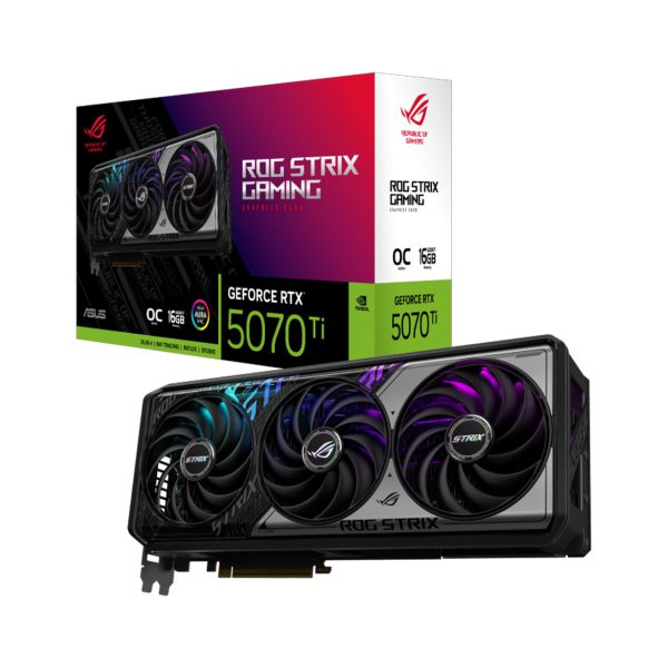 کارت گرافیک ایسوس مدل ROG Strix GeForce RTX™ 5070 Ti 16GB OC - Image 2