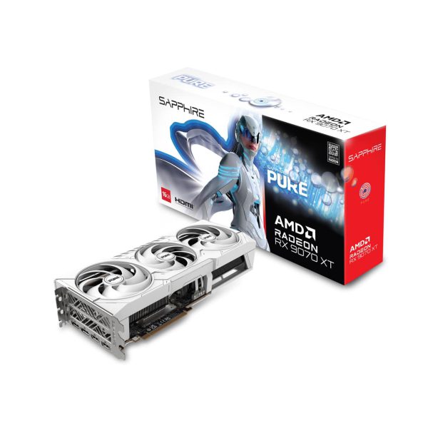 کارت گرافیک سافایر مدل PURE Radeon™ RX 9070 XT OC GPU ظرفیت 16 گیگابایت - Image 2