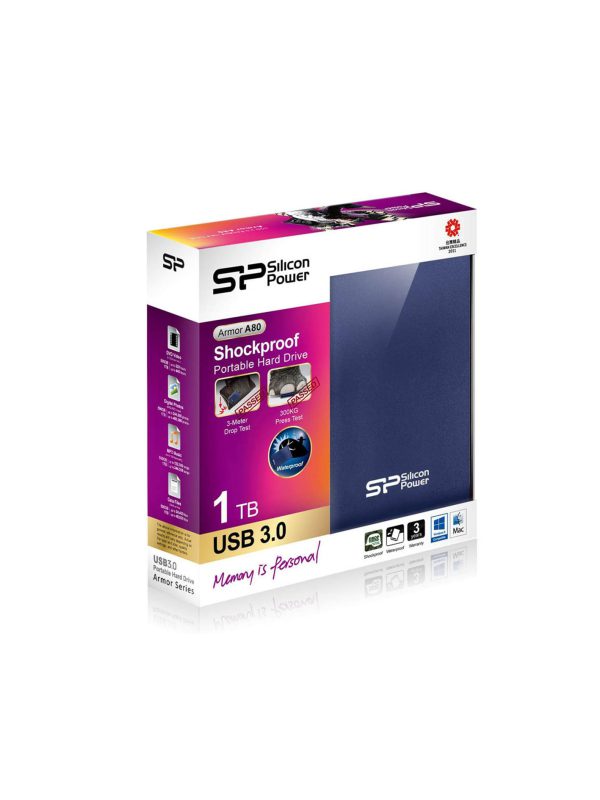 هارد اکسترنال سیلیکون پاور مدل Armor A80 با ظرفیت 1 ترابایت - Image 5