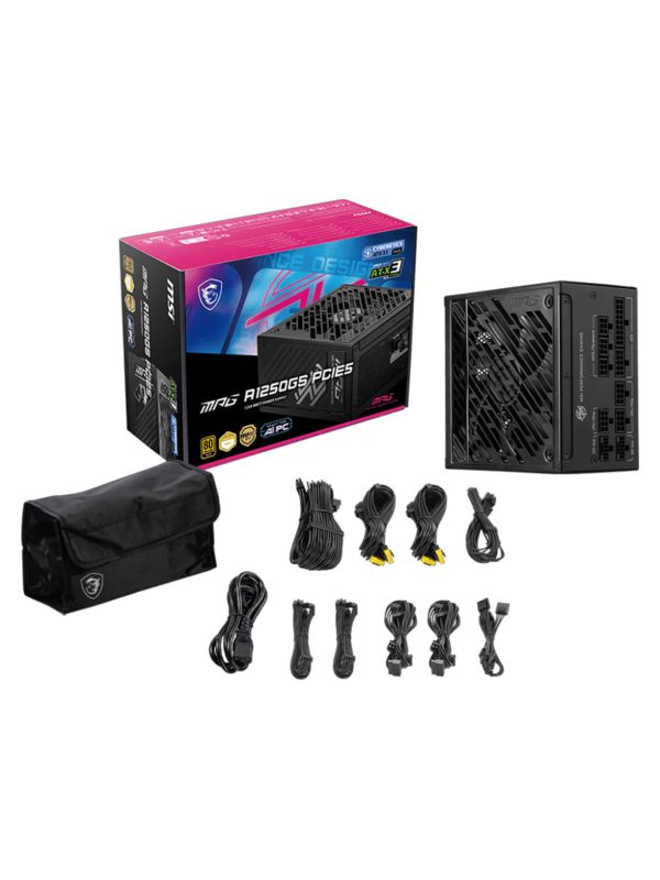 پاور ام اس آی 1250 وات مدل MPG A1250GS PCIE5 - Image 4