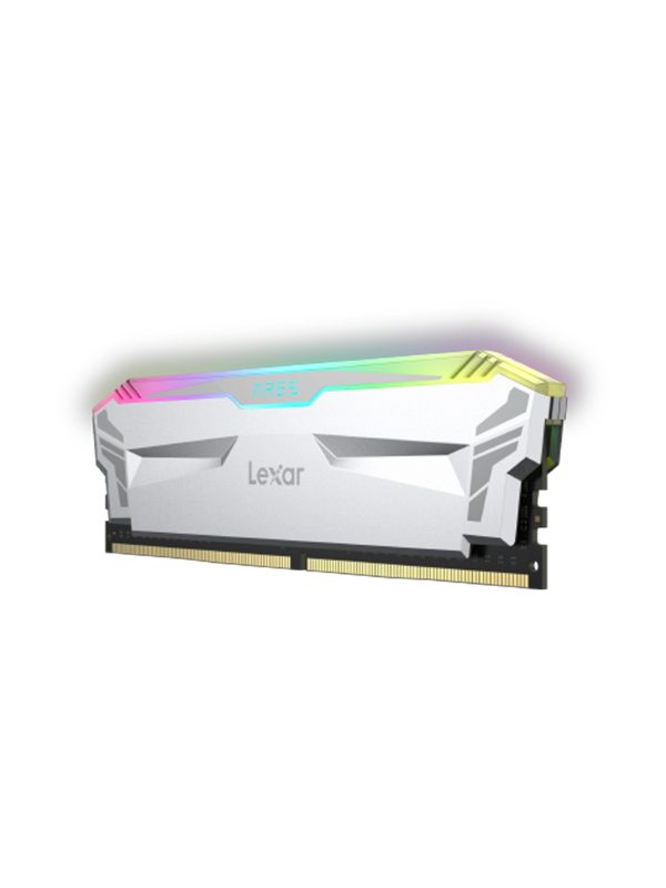 رم دسکتاپ DDR5 لکسار مدل ARES WHITE RGB تک کاناله 6400 مگاهرتز 32 گیگابایت CL32 - Image 2