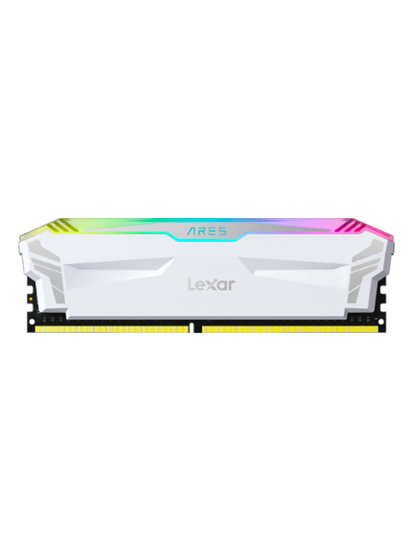 ARES WHITE رم دسکتاپ DDR5 لکسار مدل ARES WHITE RGB تک کاناله 6400 مگاهرتز 32 گیگابایت CL32 - Image 1