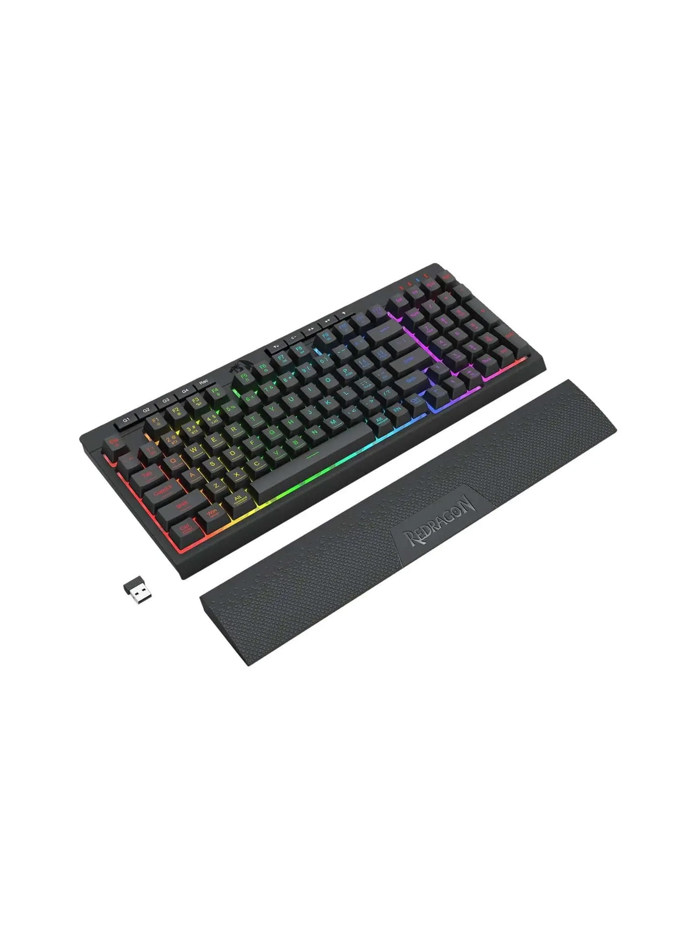 K515 1 کیبورد گیمینگ ردراگون مدل SHIVA K515 RGB - Image 1