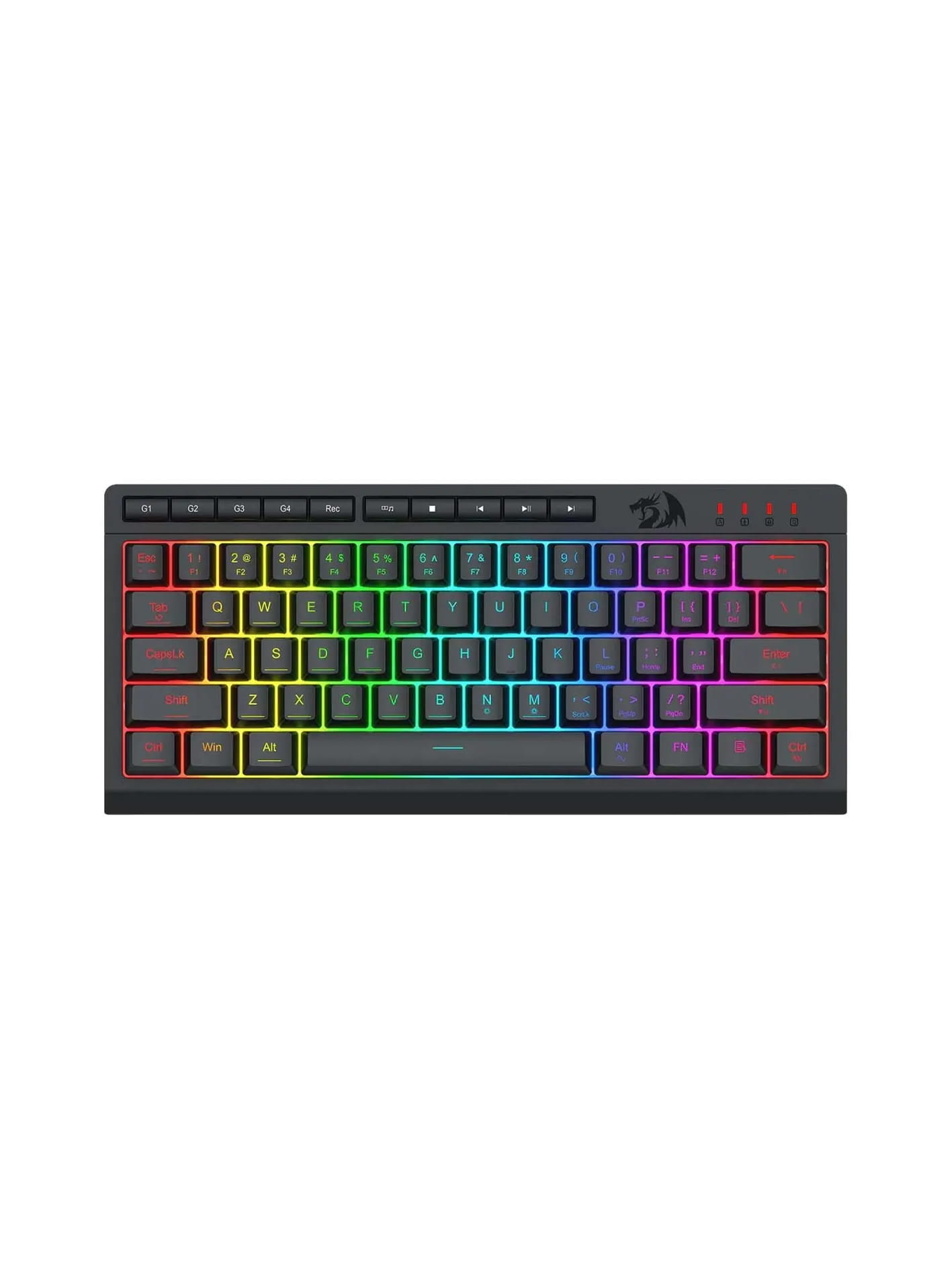 K522 1 کیبورد گیمینگ ردراگون مدل SHIVA K522 RGB - Image 1