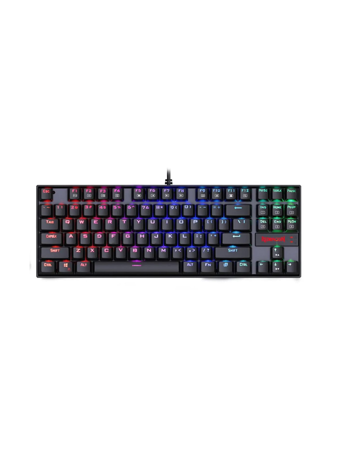 K552 11 کیبورد مکانیکی ردراگون مدل Kumara K552 RGB Black سوئیچ قرمز - Image 1