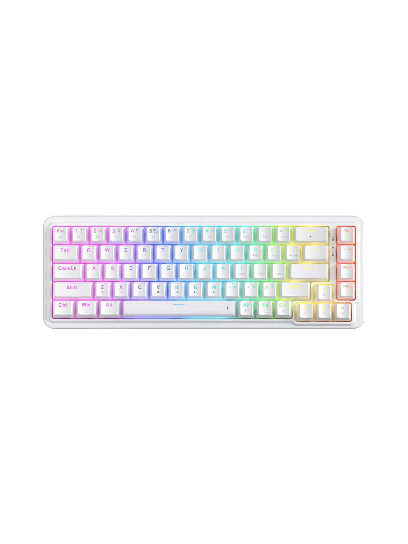 K709 1 کیبورد گیمینگ ردراگون مدل K709 Wired Gasket RGB سفید - Image 1