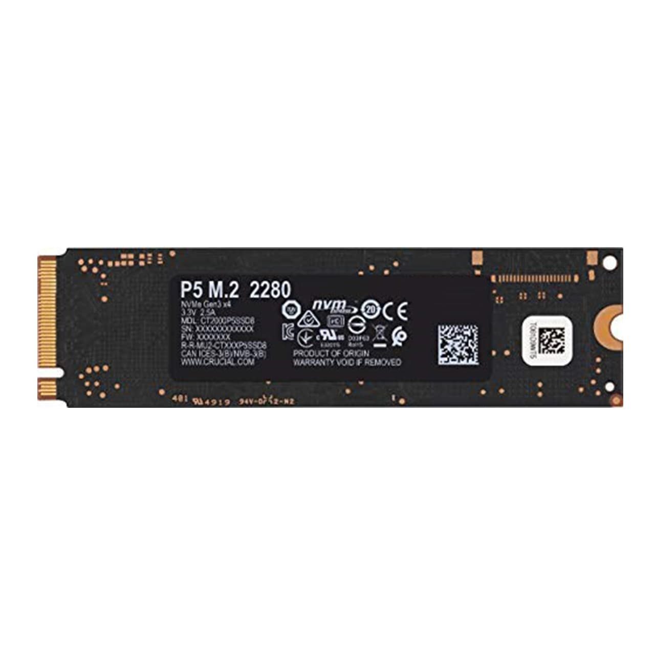 Crucial P5 2TB PCIe M.2 2280SS SSD sele.shop p2-min